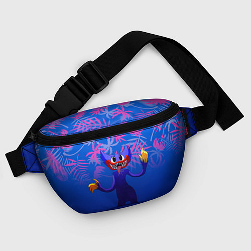 Поясная сумка Poppy Playtime Тропические листья / 3D-принт – фото 4