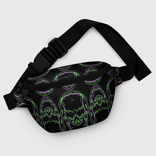 Поясная сумка Skulls vanguard pattern 2077 / 3D-принт – фото 4