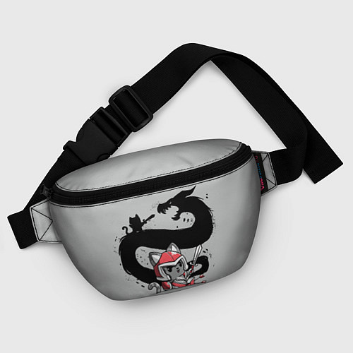 Поясная сумка Кот рыцарь / 3D-принт – фото 4