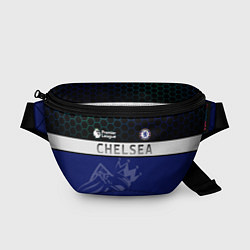 Поясная сумка FC Chelsea London ФК Челси Лонон, цвет: 3D-принт