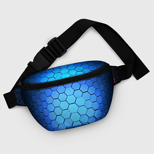 Поясная сумка Неоновые 3D ПЛИТЫ / 3D-принт – фото 4