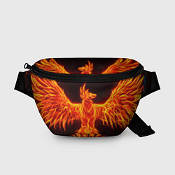 Поясная сумка ОГНЕННЫЙ ФЕНИКС FIRE PHOENIX, цвет: 3D-принт
