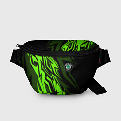 Поясная сумка Skoda Узор, цвет: 3D-принт