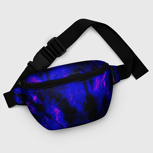 Поясная сумка Purple Tie-Dye / 3D-принт – фото 4