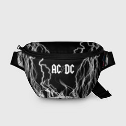 Поясная сумка ACDC Fire, цвет: 3D-принт