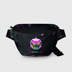 Поясная сумка 6IX9INE тропический, цвет: 3D-принт