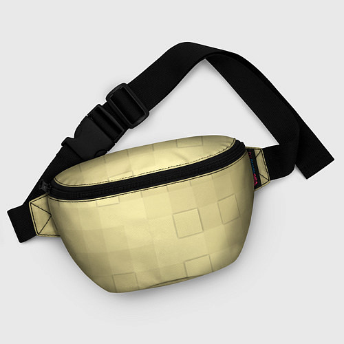 Поясная сумка Золотые квадраты / 3D-принт – фото 4