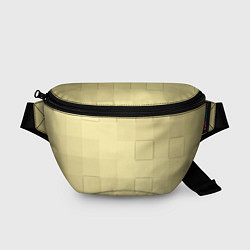 Поясная сумка Золотые квадраты, цвет: 3D-принт