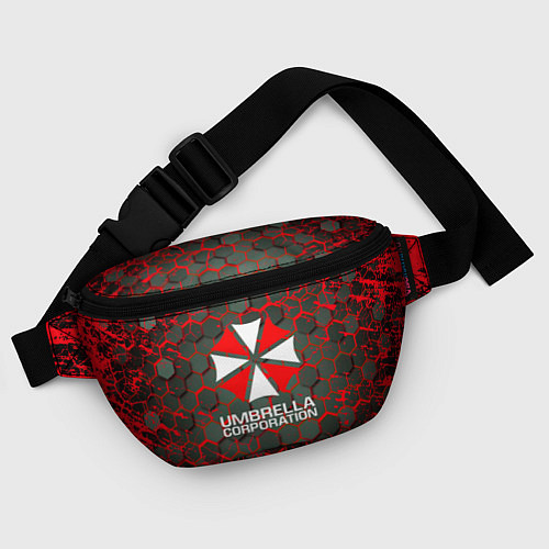 Поясная сумка Umbrella Corporation соты / 3D-принт – фото 4