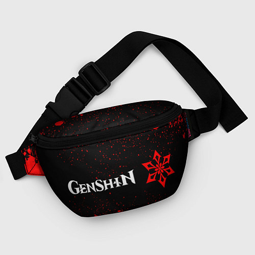Поясная сумка GENSHIN IMPACT - КРИО Краски / 3D-принт – фото 4