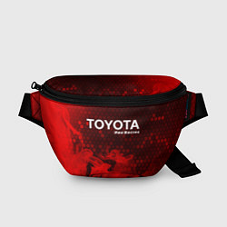 Поясная сумка ТОЙОТА Pro Racing Огонь, цвет: 3D-принт