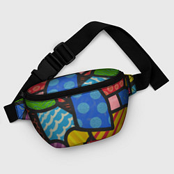Поясная сумка В стиле ромеро бритто, цвет: 3D-принт — фото 2