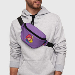 Поясная сумка Милый Марио, цвет: 3D-принт — фото 2
