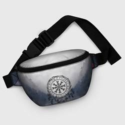 Поясная сумка Aegishjalmaг - шлем ужаса, цвет: 3D-принт — фото 2