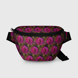 Поясная сумка Полевые цветы паттерн, цвет: 3D-принт