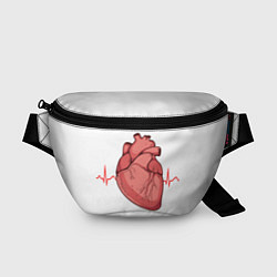 Поясная сумка Анатомия сердца, цвет: 3D-принт