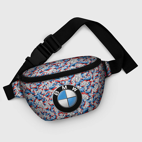 Поясная сумка BMW M PATTERN LOGO / 3D-принт – фото 4