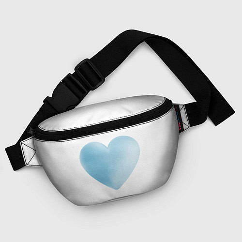 Поясная сумка Синее сердце / 3D-принт – фото 4