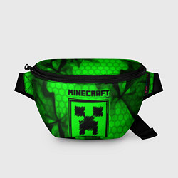 Поясная сумка MINECRAFT - Зеленый Крипер, цвет: 3D-принт