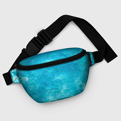 Поясная сумка Голубой океан Голубая вода / 3D-принт – фото 4
