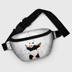 Поясная сумка Banksy Panda with guns Бэнкси, цвет: 3D-принт — фото 2