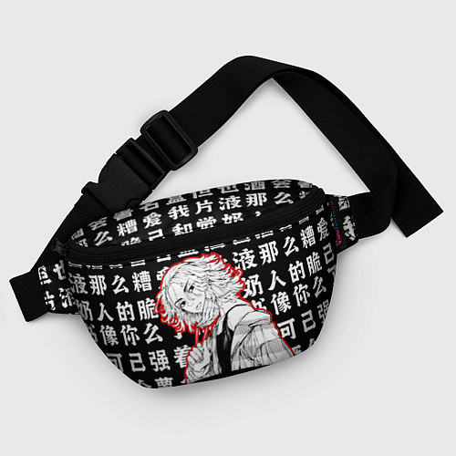 Поясная сумка Майки и иероглифы Токийские мстители / 3D-принт – фото 4