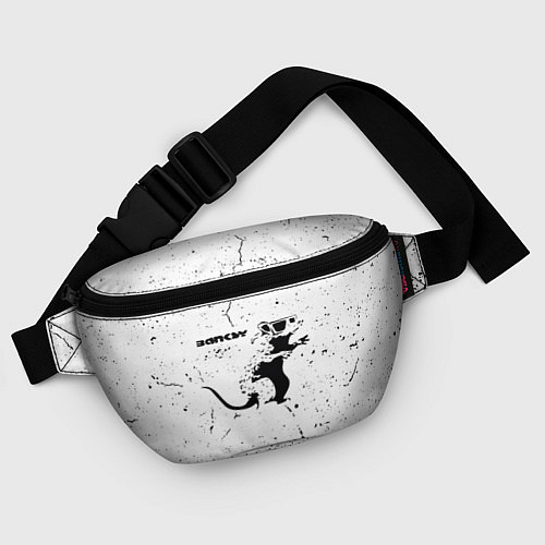 Поясная сумка Banksy крыса в очках / 3D-принт – фото 4