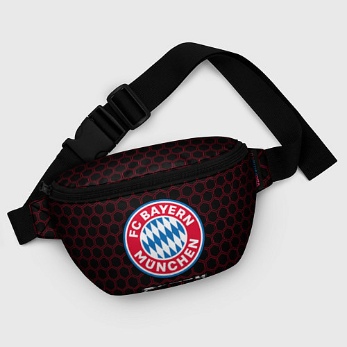 Поясная сумка БАВАРИЯ Bayern Соты / 3D-принт – фото 4