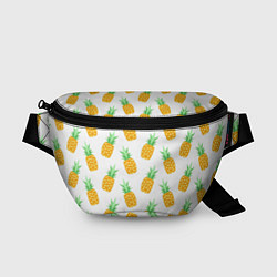 Поясная сумка Поле ананасов, цвет: 3D-принт