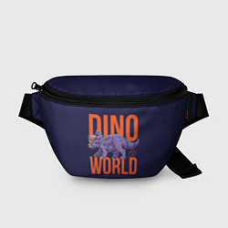 Поясная сумка Dino World, цвет: 3D-принт