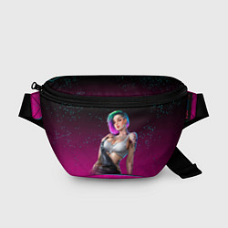 Поясная сумка Judy Cyberpunk2077, цвет: 3D-принт