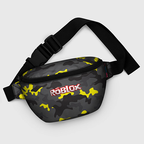 Поясная сумка Roblox Камуфляж Жёлто-Серый / 3D-принт – фото 4