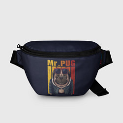 Поясная сумка Мистер Мопс, цвет: 3D-принт