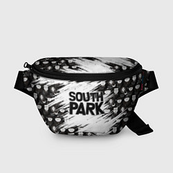 Поясная сумка Южный парк - персонажи и логотип South Park, цвет: 3D-принт