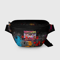Поясная сумка Бокс Санты и Индюка, цвет: 3D-принт