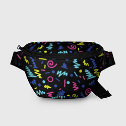 Поясная сумка Neon color pattern Fashion 2032