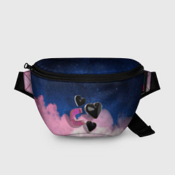 Поясная сумка Star Hearts 3D, цвет: 3D-принт
