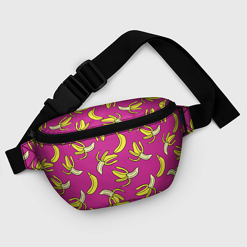 Поясная сумка Banana pattern Summer Color / 3D-принт – фото 4
