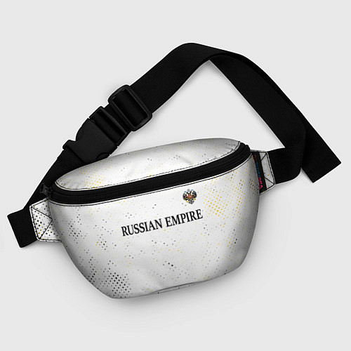 Поясная сумка RUSSIAN EMPIRE - ГЕРБ Гранж FS / 3D-принт – фото 4