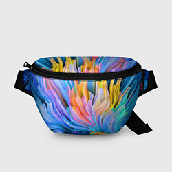 Поясная сумка Красочный абстрактный паттерн Лето Colorful Abstra, цвет: 3D-принт