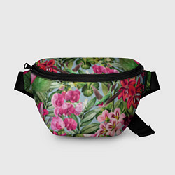 Поясная сумка Цветы Эдема, цвет: 3D-принт
