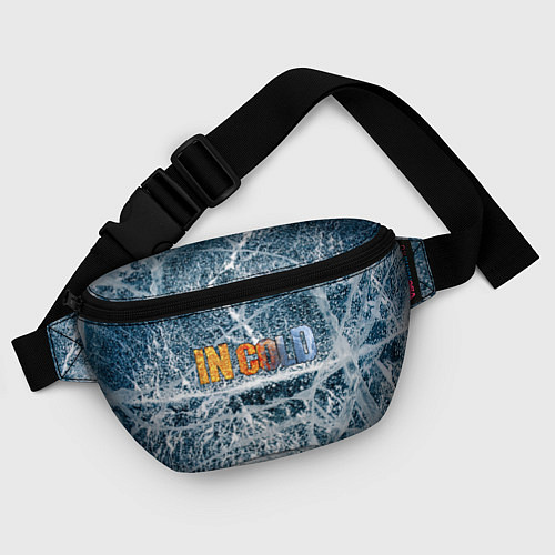 Поясная сумка IN COLD horizontal logo with ice / 3D-принт – фото 4