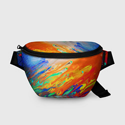 Поясная сумка Буйство красок Лето Riot of colors Summer, цвет: 3D-принт