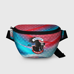 Поясная сумка Американский орел USA, цвет: 3D-принт