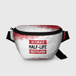 Поясная сумка Half-Life: красные таблички Best Player и Ultimate, цвет: 3D-принт