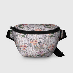 Поясная сумка Цветы Эхинацеи, цвет: 3D-принт