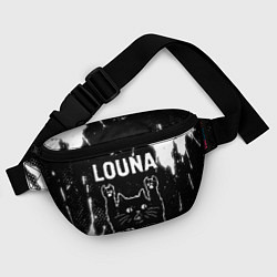 Поясная сумка Группа Louna и Рок Кот, цвет: 3D-принт — фото 2