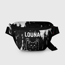 Поясная сумка Группа Louna и Рок Кот, цвет: 3D-принт