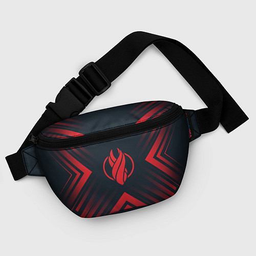 Поясная сумка Красный Символ Dead Space на темном фоне со стрелк / 3D-принт – фото 4