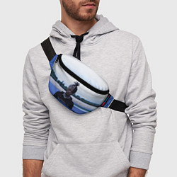 Поясная сумка XXXTentacion in a revenge hoodie, цвет: 3D-принт — фото 2